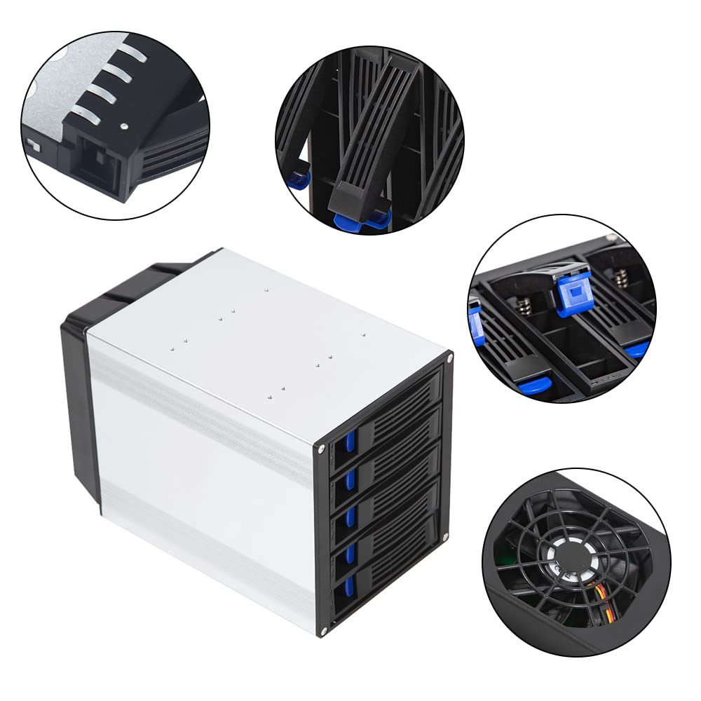 Amazon.co.jp: DOONARCES 5ベイ 3 x 5.25ドライブベイ ハードディスク
