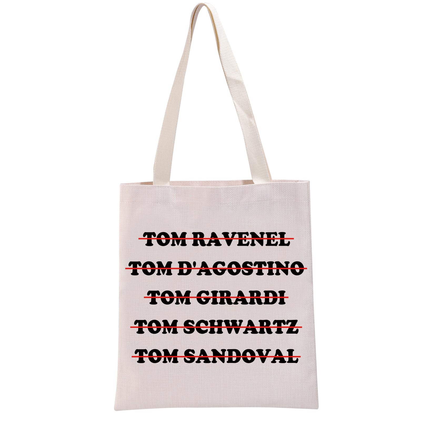 G2TUPRHOBH & Vanderpump Rules Inspired Gift Never Trust A Tom Tote Bag Toms Are Toxic Handbag Reality TV Show Merch