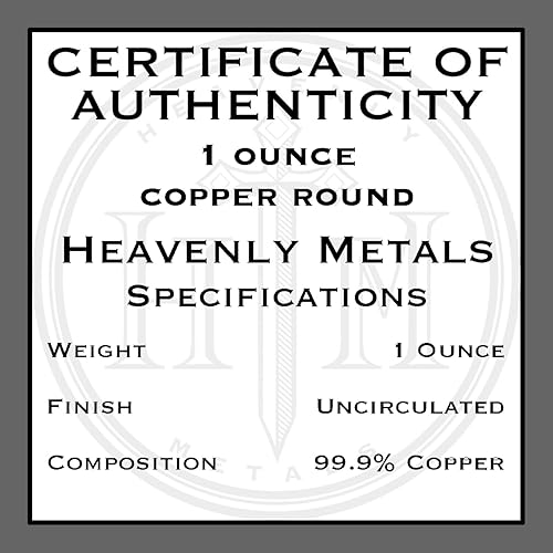 Miniatura 5 de Freedom Girl Moneda de lingotes redondos de cobre puro .999 de 1 oz en cápsula - COA por Heavenly Metals