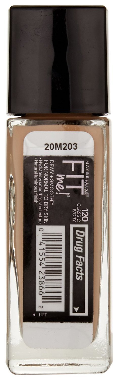 Maybelline Fit Me liquido fondazione SPF 18 Classic Ivory (Confezione da pezzi)
