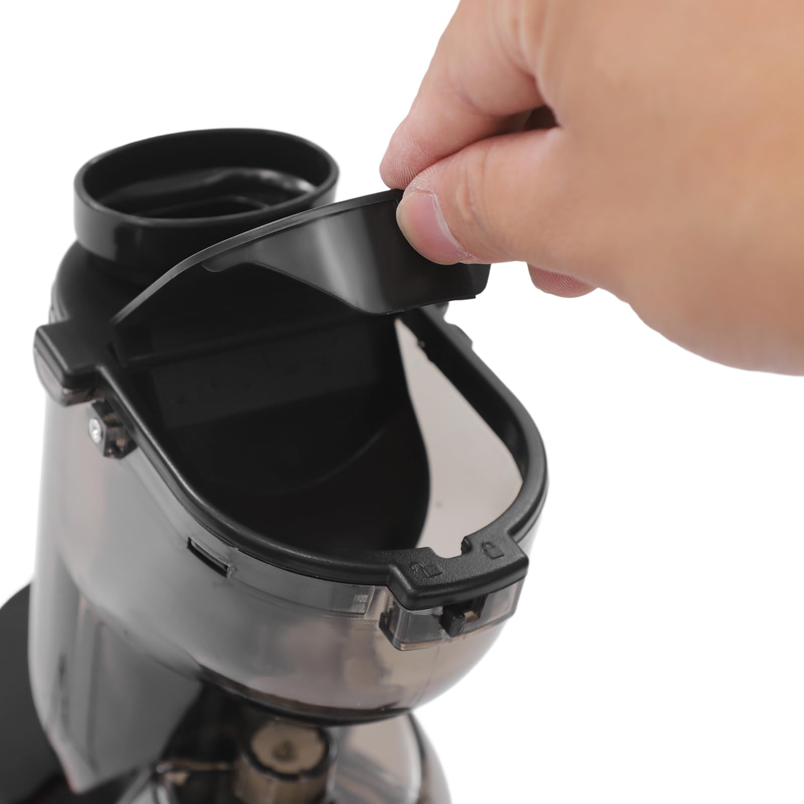Exprimidor eléctrico Slow Juicer, 500 W, exprimidor eléctrico para verduras y frutas, silencioso, con sistema antigoteo, ideal para una alimentación saludable
