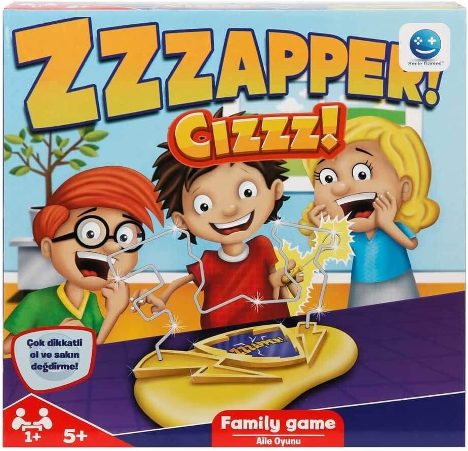 HTI Toys Traditional Games Zapper Don't Buzz the Wire Board Game Fun For All Kids Boys and Girls