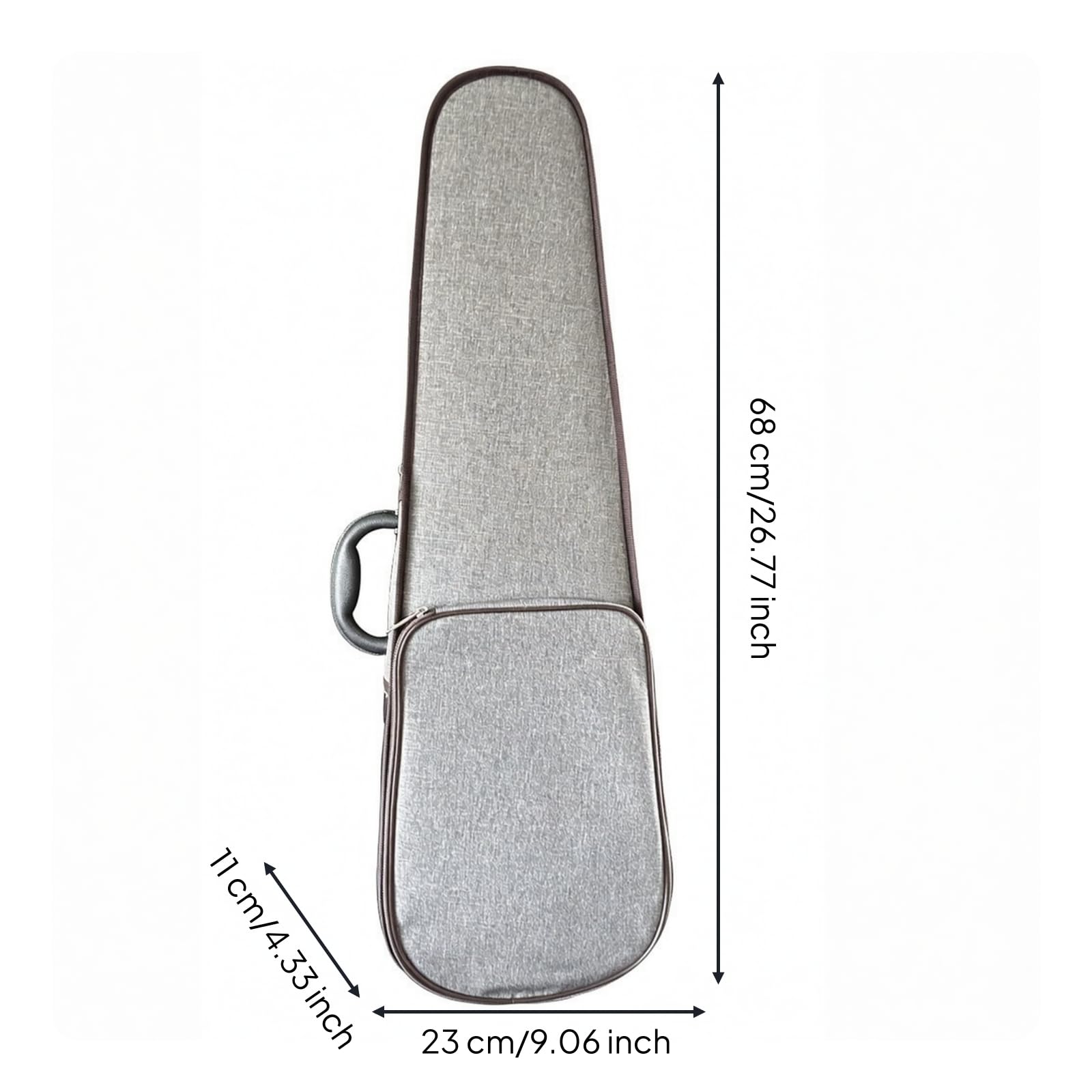 Estuche Violín Tela Oxford Práctico Estuche Violín con Bolsillo Exterior Funcional para Viajes, 1/4