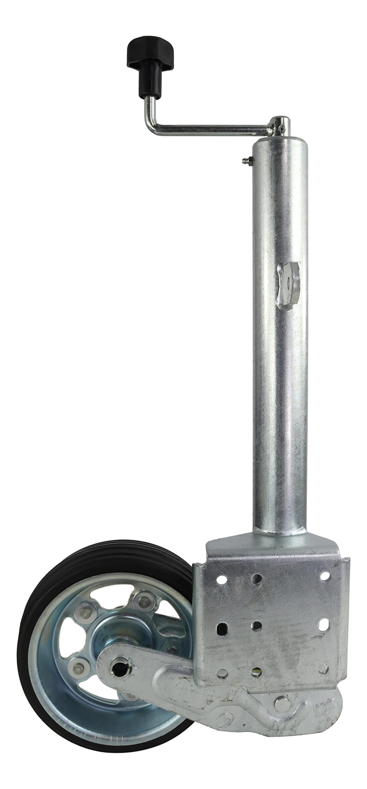 Generisch Knott 421039.001 automatyczne koło podporowe do dużych obciążeń 500 kg samochód osobowy przyczepa koło ostrogowe 230 x 80 mm