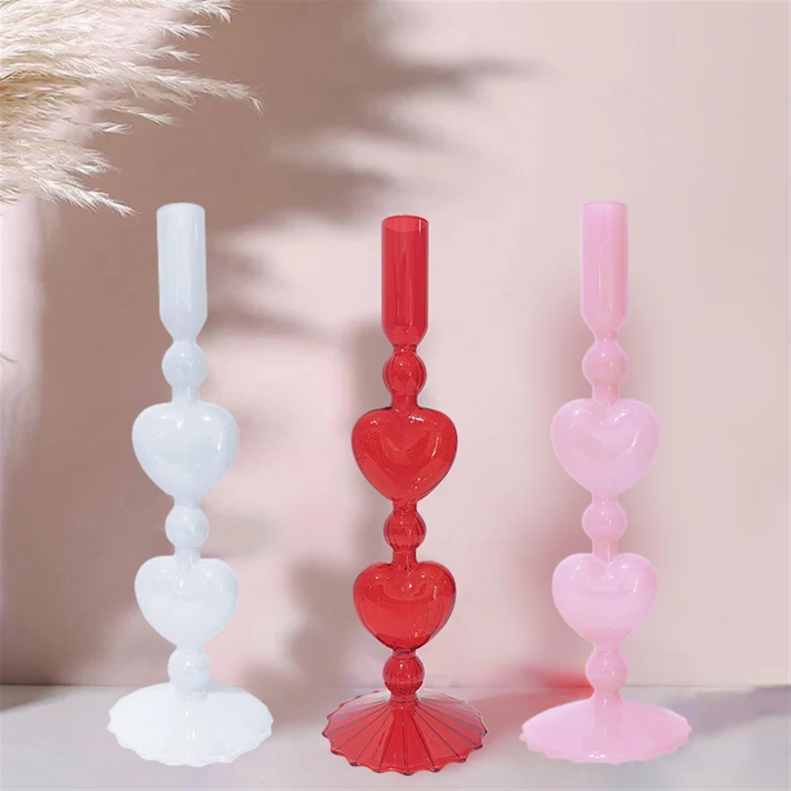 Amazon.co.jp: レトロテーパーキャンドルホルダー赤いハート形の Amazon.co.jp: レトロテーパーキャンドルホルダー赤いハート形の