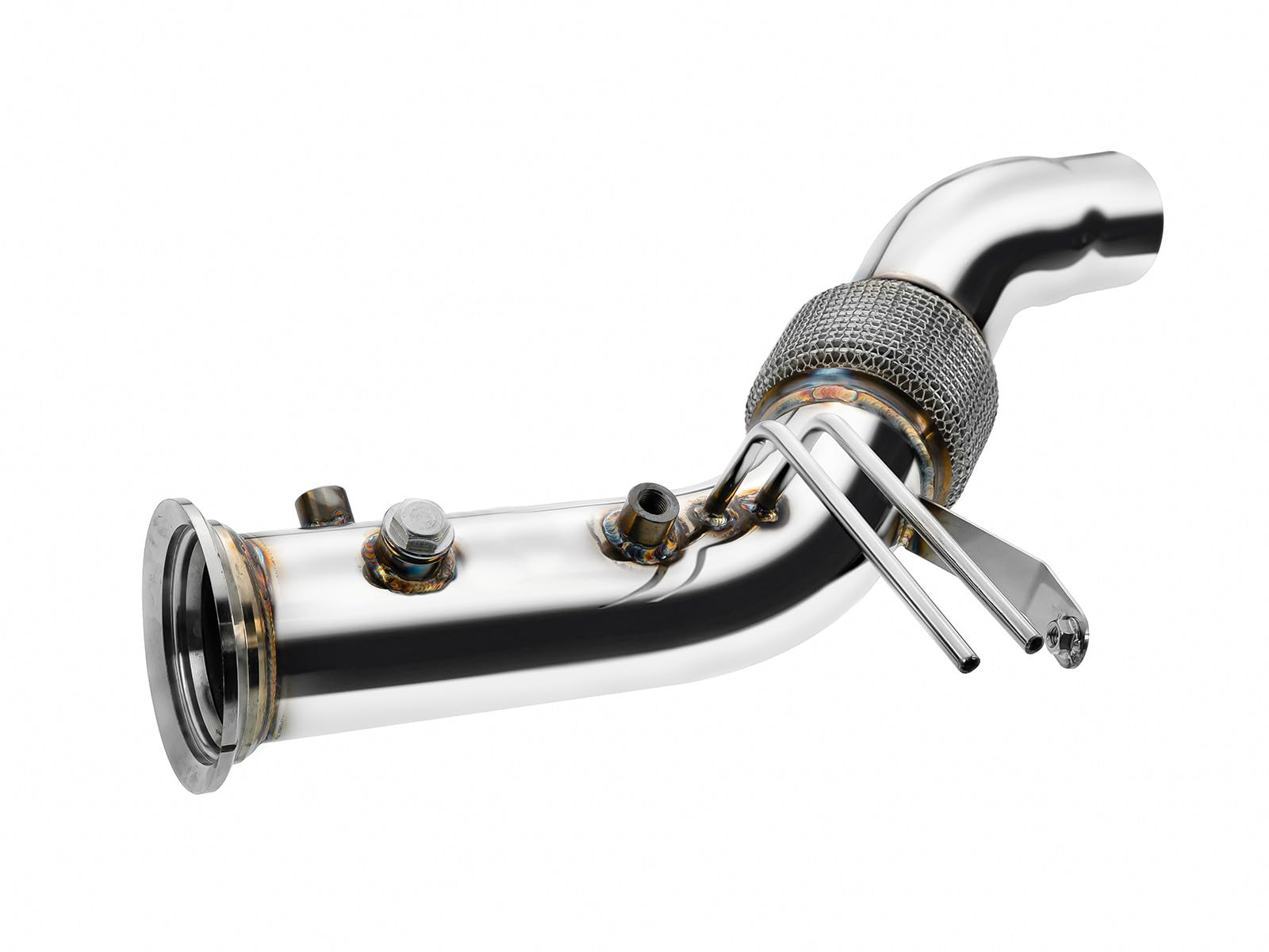 fmic.eu PERFORMANCE Downpipe para BMW F30 F31 F34 330d/dx 335dx N57N N57Z 2011-2017 escape turbo acero inoxidable alto fluj