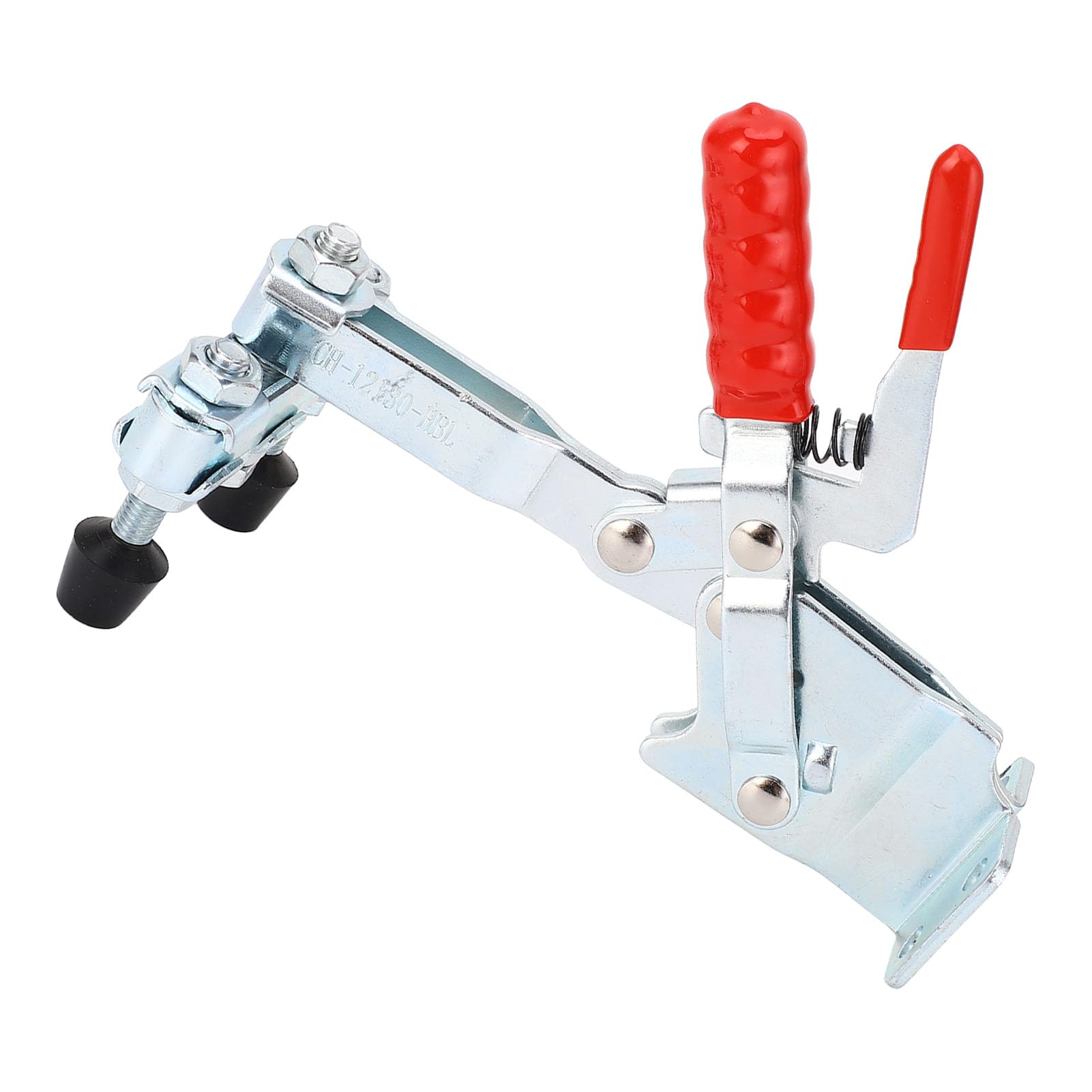 Cocoarm Pince Verticale à Dégagement Rapide, Pince à Bascule Verticale en Acier à Haute Teneur en Carbone, Force de Serrage de 227 Kg, Double Tête, Double Poignée, à Bascule de Maintien Réglable