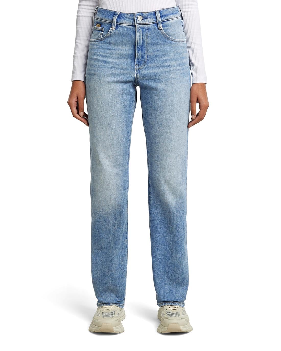 G-Star Women's Viktoria High Straight Jeans, Blue (vintage olympic blue D23959-D503-D905), 30W / 28L