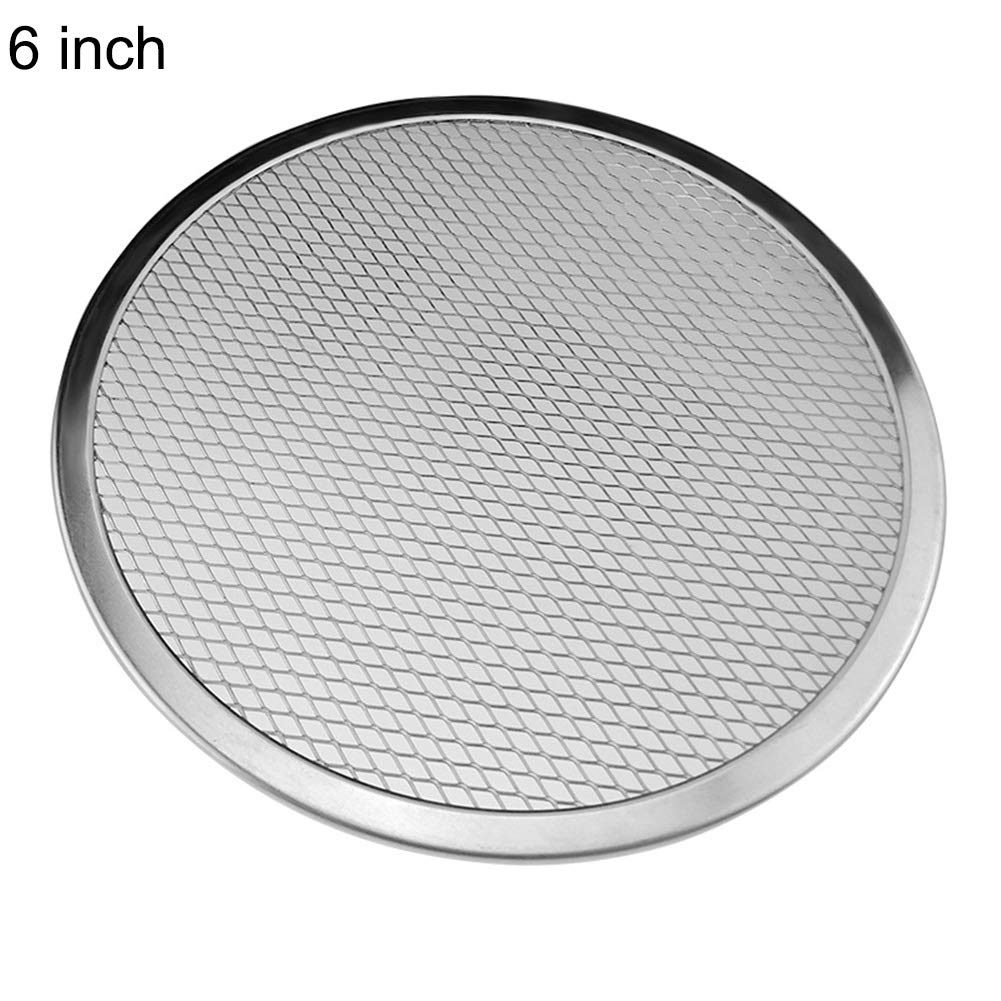 Tacka do pizzy, patelnia do pizzy, Taca do pizzy-siatka-bezszwowa aluminiowa do naleśników, siatka do pieczenia, naczynia do pieczenia, kuchenne narzędzia do pieczenia(12 inch)