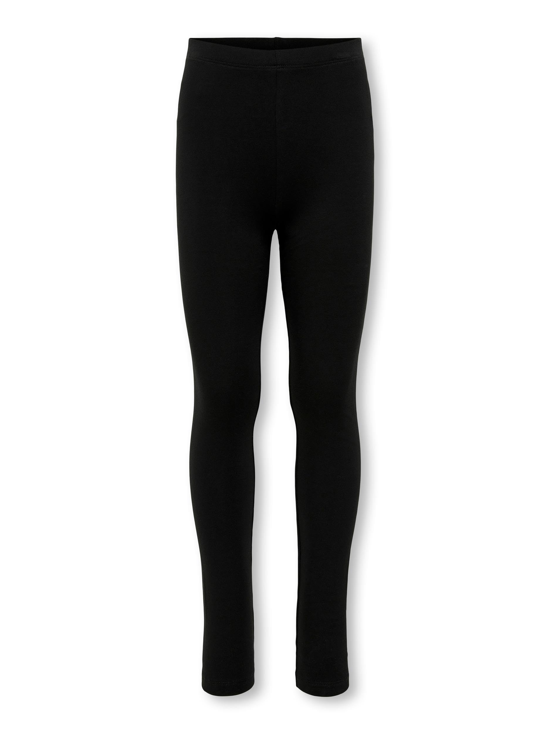 ONLY Girl's KOGEMILI Brushed Leggings SWT NOOS, Black, 146-152 cm