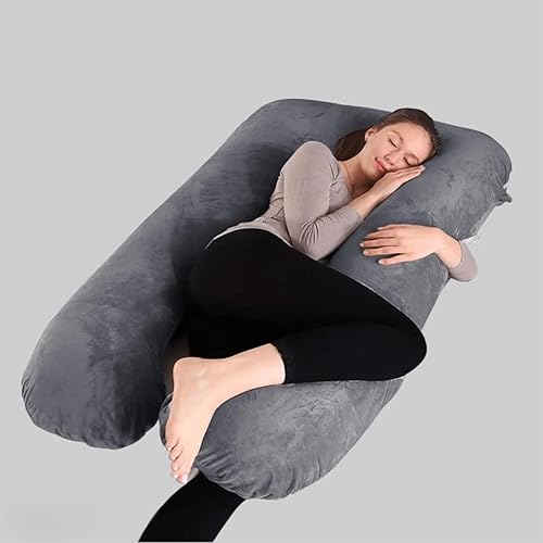 Auraform - Almohada corporal Auraform, almohada corporal para dormir, almohadas de embarazo para dormir, almohadas para dormir de lado para adultos,