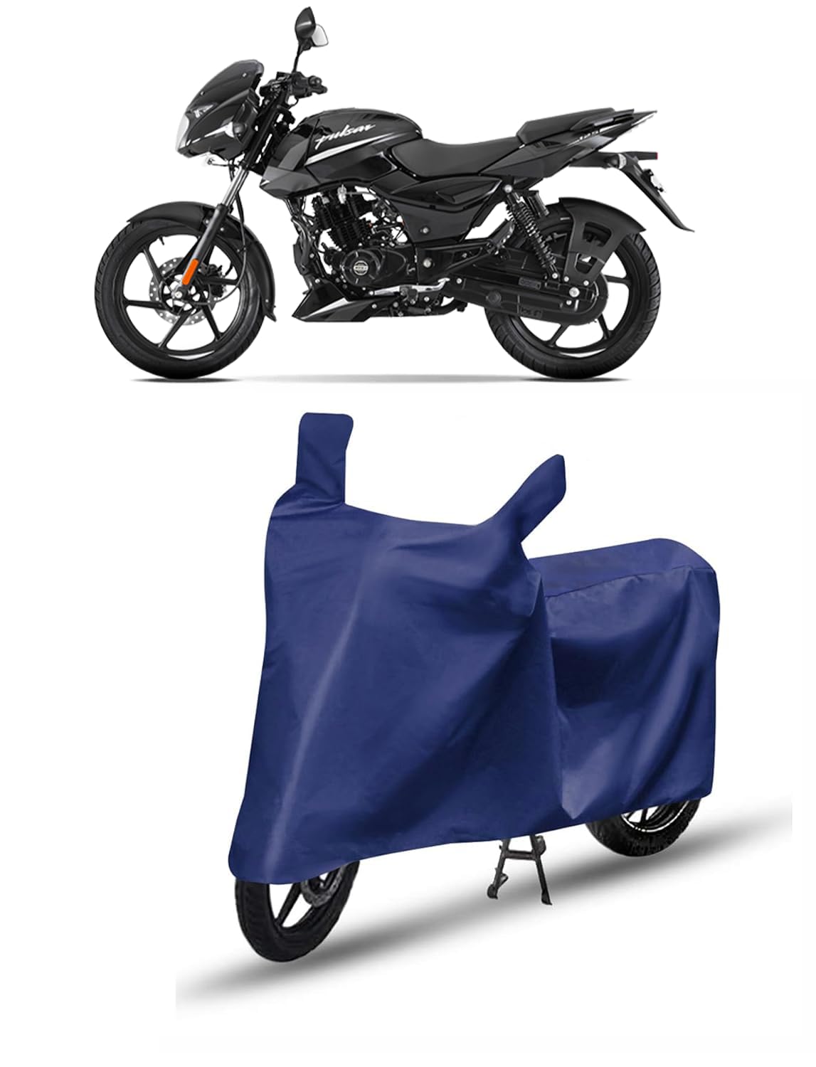Manthanshop Waterproof Bike Cover For Bajaj Pulsar 125 Neon With Side Mirror Pocket (Pulsar 125 Neon Bike Cover | Pulsar 125 Neon Bike Cover Waterrpoof | Pulsar 125 Neon Cover, Blue) (B0DDHVGT6S) Amazon Price History, Amazon Price Tracker