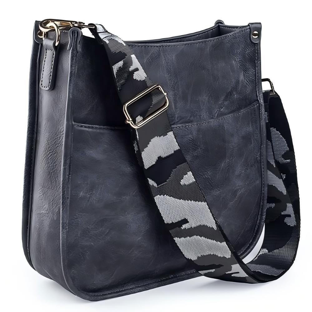 Viva TerryVegan Leather Crossbody Fashion Shoulder Bag Purse with Adjustable Strap