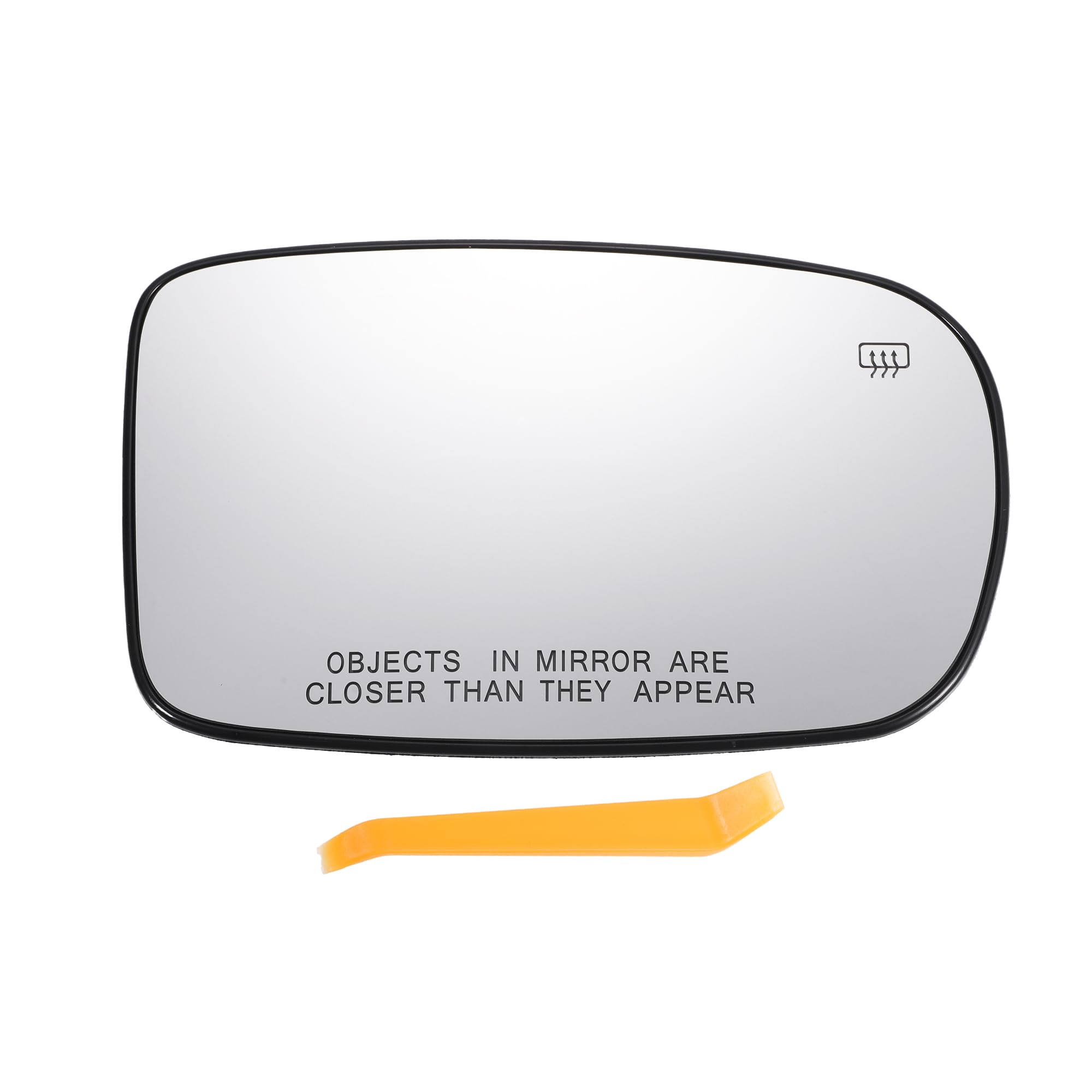 X AUTOHAUX Car Rearview Right Passenger Side Mirror Glass Replacement W/Backing Plate Heated White Glass for Dodge Charger Challenger 2011-2021 for Chrysler 200 300