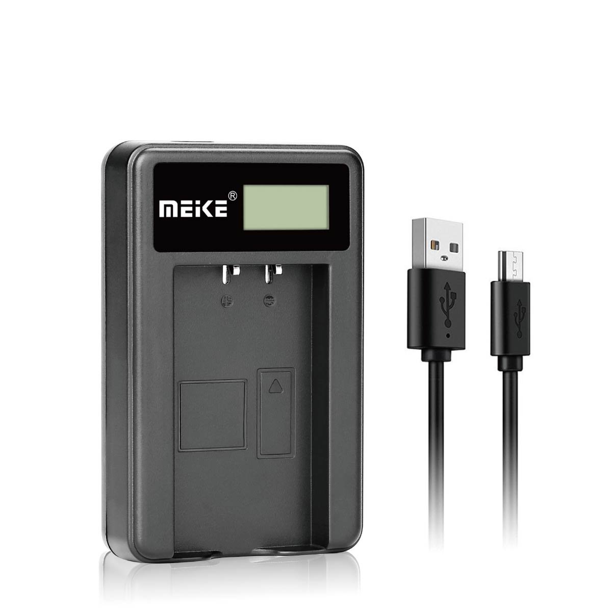 Meike MK-LC1 Chargeur de batterie Li-ion avec écran LCD pour batterie MK 420 Speedlite Series (MK-LP1)