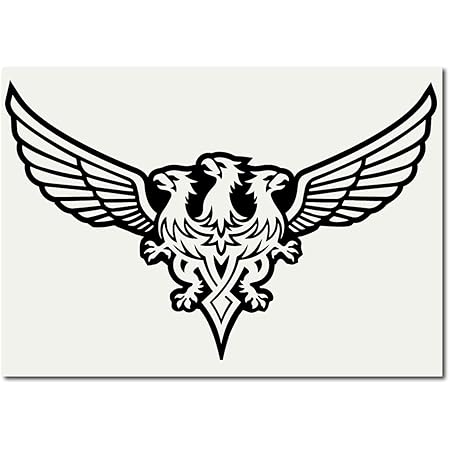 Amazon Co Jp 絵柄だけ残る ステッカー M 雨宮兄弟 白 090w 文房具 オフィス用品