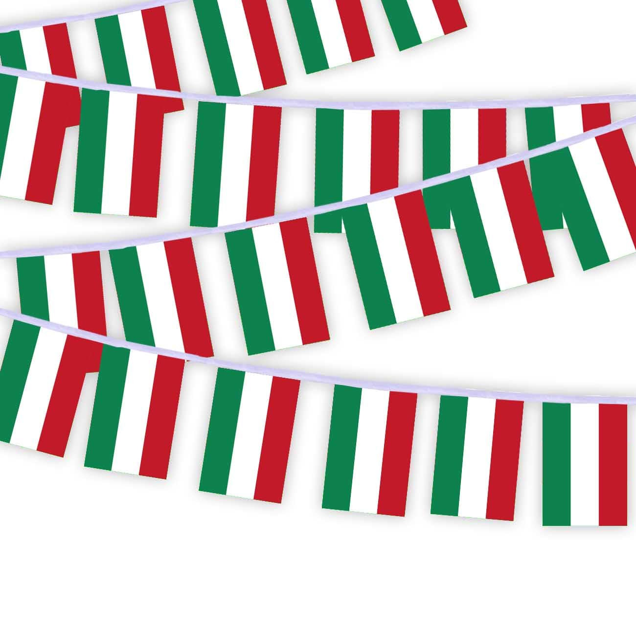 30 PCS Hungary Flag String,32 FT Hungarian Decor Bunting,Decoration Banner for Outdoor Indoor Patio Yard Decor — image 1