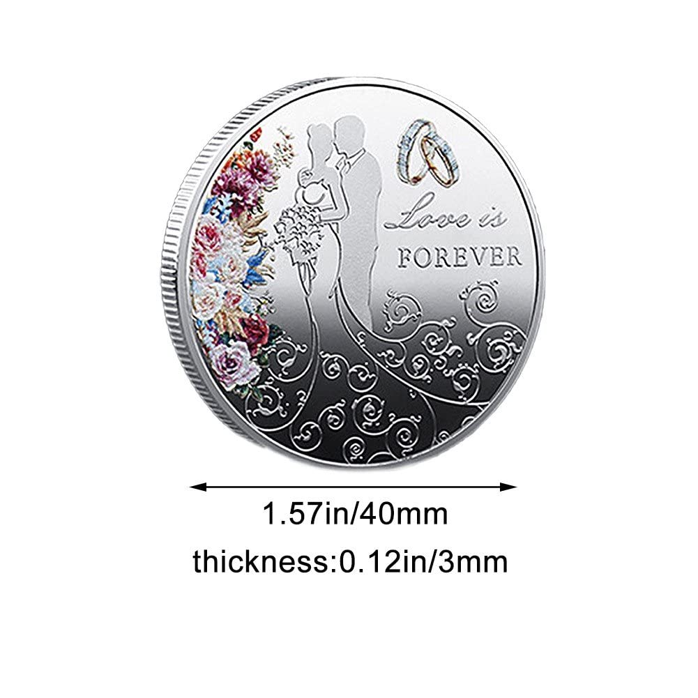 Amazon.co.jp: 記念コイン ラブコイン ラブ フォーエバー 結婚記念日 コレクション コインギフト ロマンティック 恋人記念 記念コイン  : ホビー