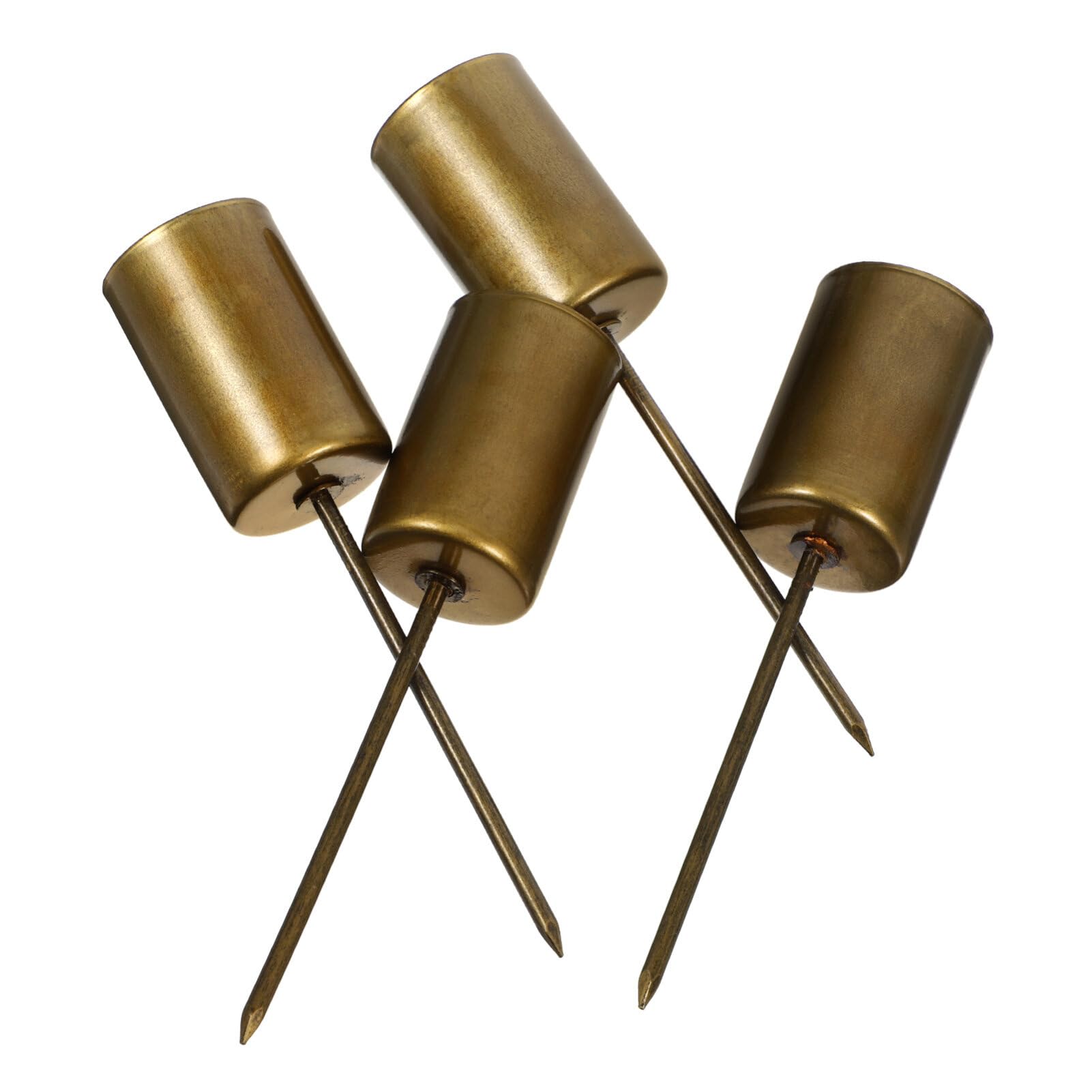 Cabilock 4pcs Candle Holder Spike Elegant Christmas Tree Desktop Decor for Parties and Holiday Celebrations Fine Craftsmanship for Festive Ambiance