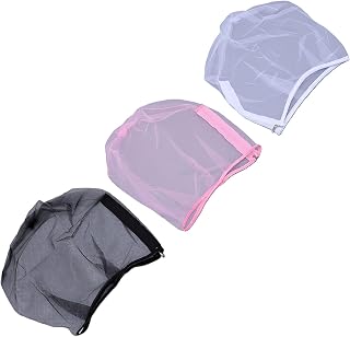 Jiawu Makeup Protector Hood, Zipper Closure for Events | Breathable cloth, complete head coverage, reusable design