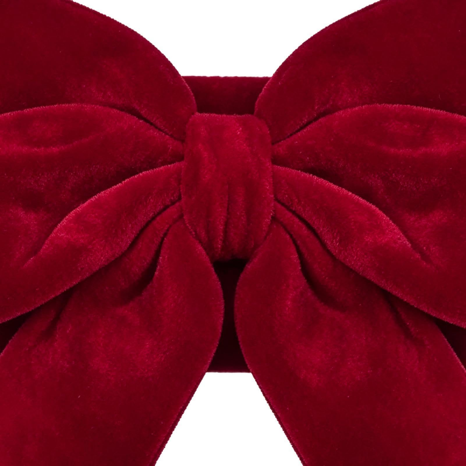 Générique Ceintures Chaise Nœud-Noël 2 Pièces Ceintures Velours Rouge | Décoration Chaise Nœud-Noël Pour Maison, Mariage, Événements, Shower, Anniversaire, Fêtes, , Restaurant, Hôtel