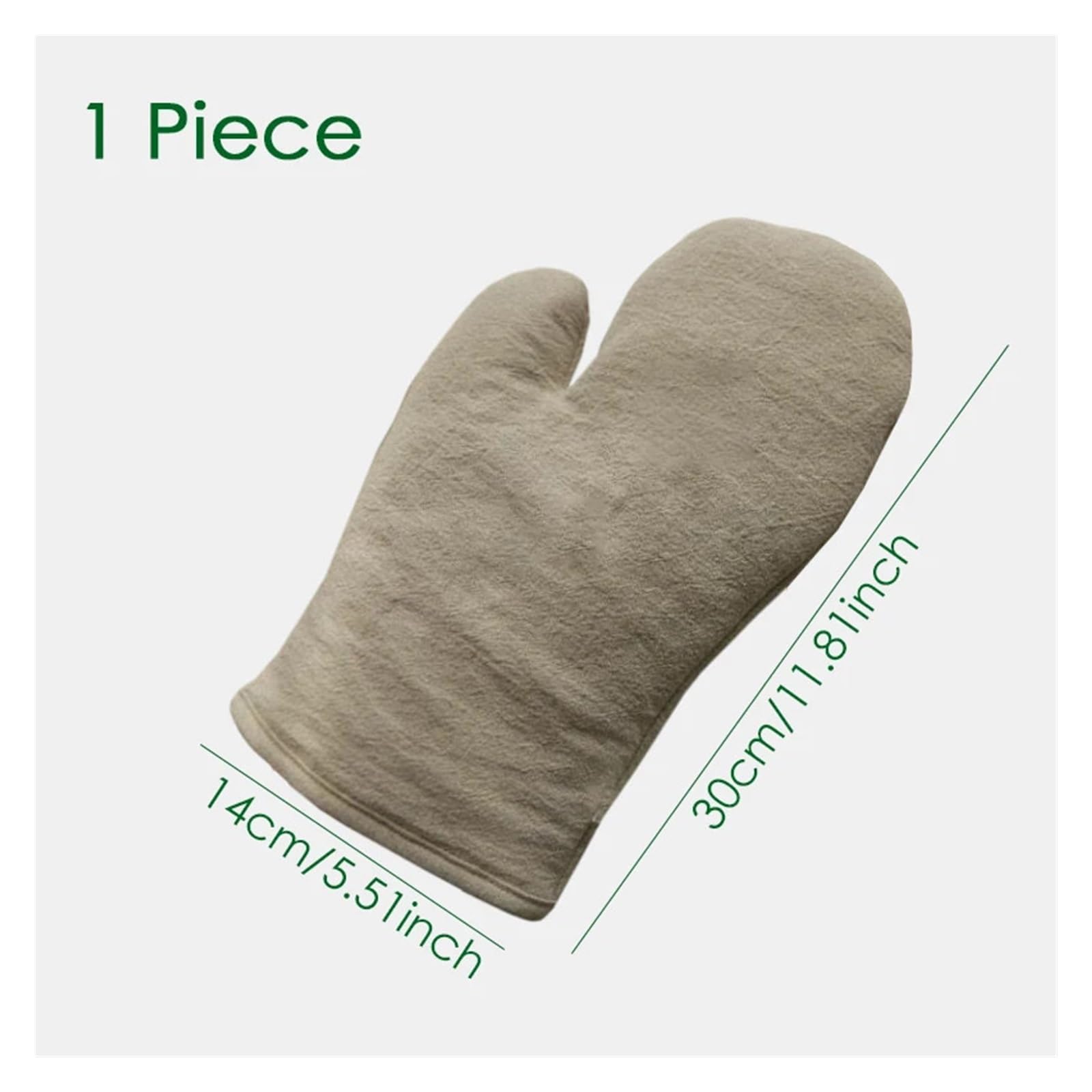 MRKU Gants de Cuisine résistants à la Chaleur, en Coton et Lin, isolants et épais, Parfaits pour la Cuisine, Le Camping et Les activités de Plein air.