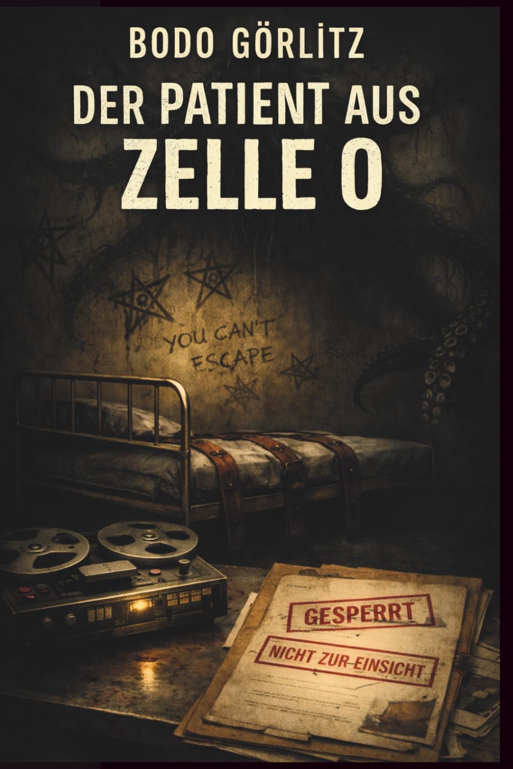 Der Patient aus Zelle 0: Lovecraft-inspirierter kosmischer Horror über verbotene Tonbänder aus einem Sanatorium, die nie hätten veröffentlicht werden ... Wahrheit zwischen Wahnsinn und Polizeiakte