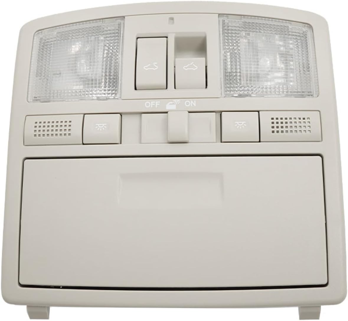 Overhead Console Reading Lamp Light Replacement for 2009 2010 2011 New Beige Replaces GS4C-69-970D-30