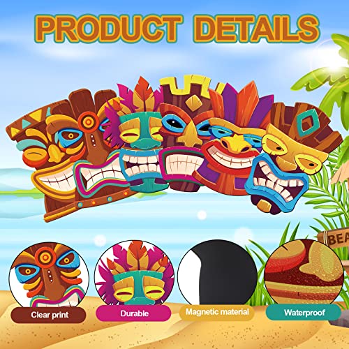 6 imanes decorativos tropicales para puerta miniatura 3