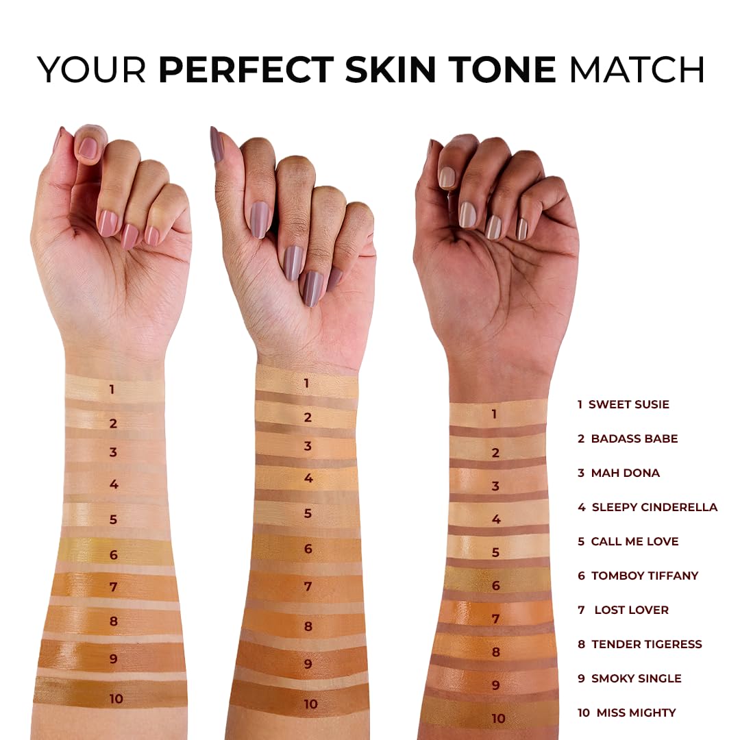 Lovechild Masaba BB Foundation One Take 5 in 1 Full Coverage SPF 20 PA++, Benefits of Serum, Primer, Moisturizer, Matte Finish for Flawless Skin, Sleepy Cinderella (30ml) 3