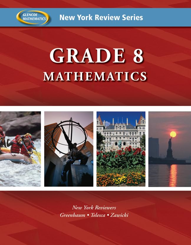 New York Review Series: Grade 8 Mathematics Review Workbook
