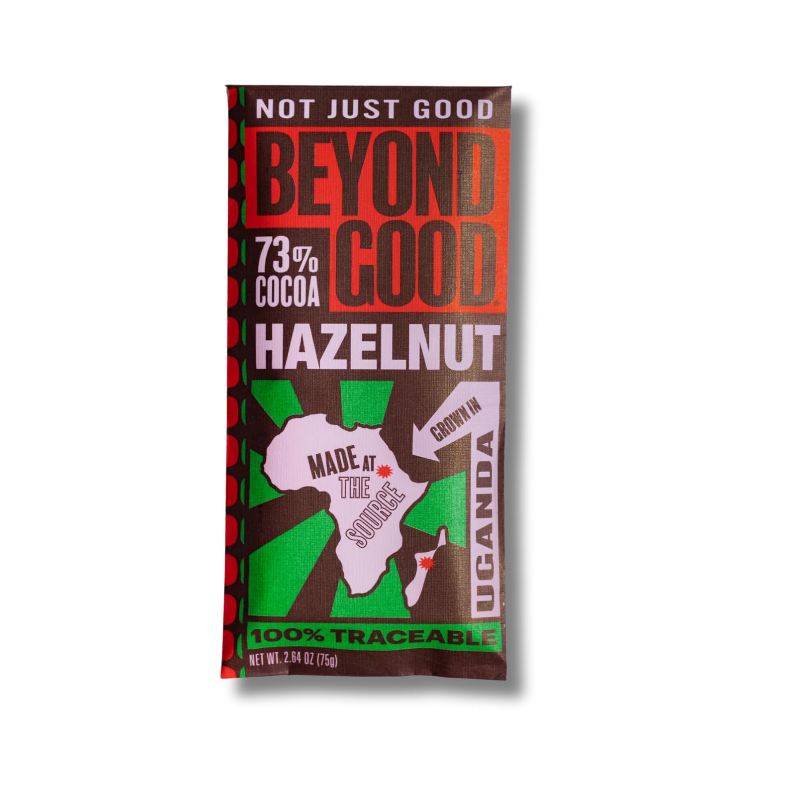 ココアページ Dark Chocolate Toasted Hazelnut Bar, 2.64 Ounce | Grocery Pickup