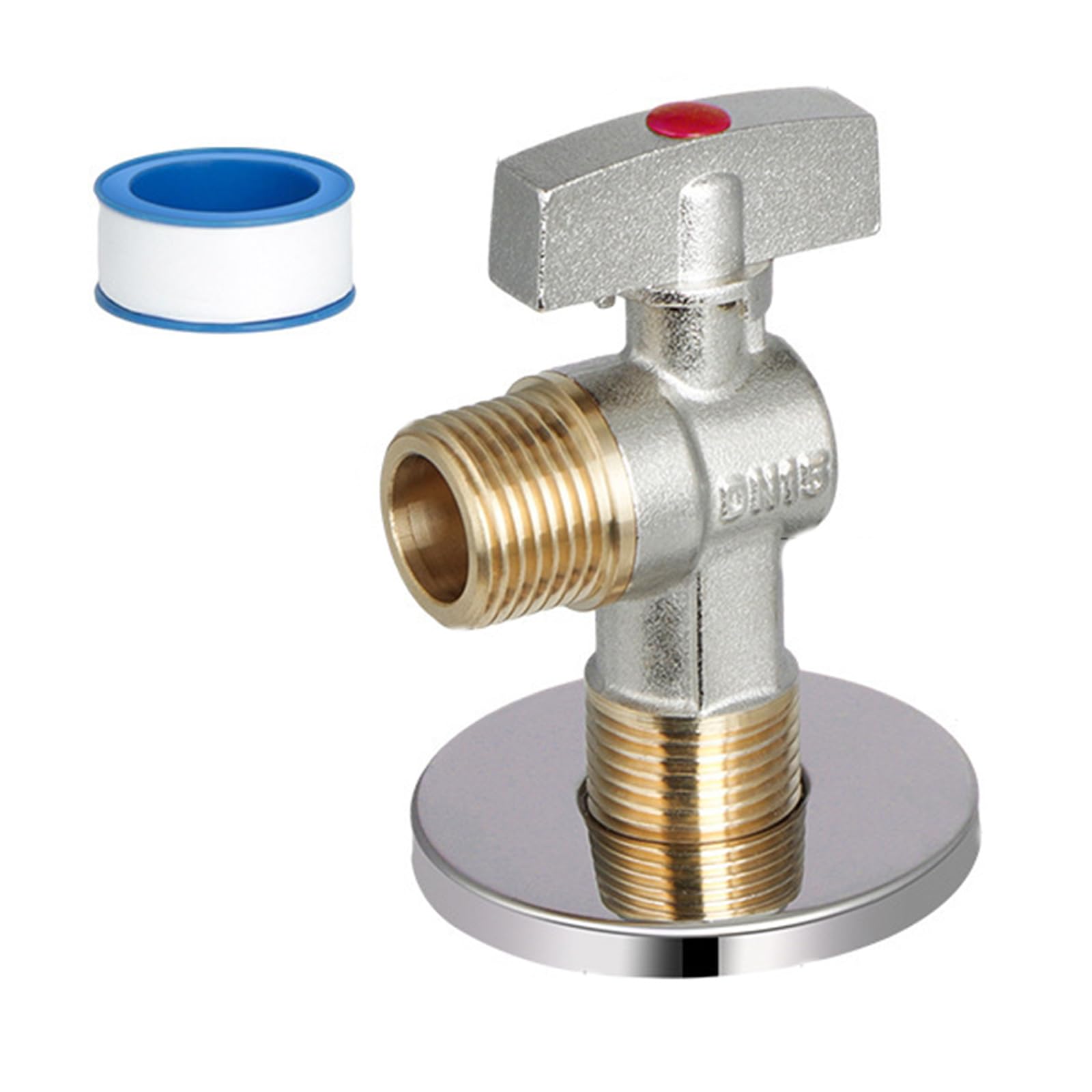Kalttoy E Brass Angles Valves 0.5 Inch High Flows Rosion Resistant Water Control Valves For Bathroom Kitchen Plumbing Fixtures Brass Radiator Angled Straight Corner