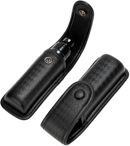 Miniatura 5 de OCMace - Funda de spray para cinturón de servicio con bolsa de spray de pimienta MK3 MK4, funda de transporte de nailon con solapa superior, correa
