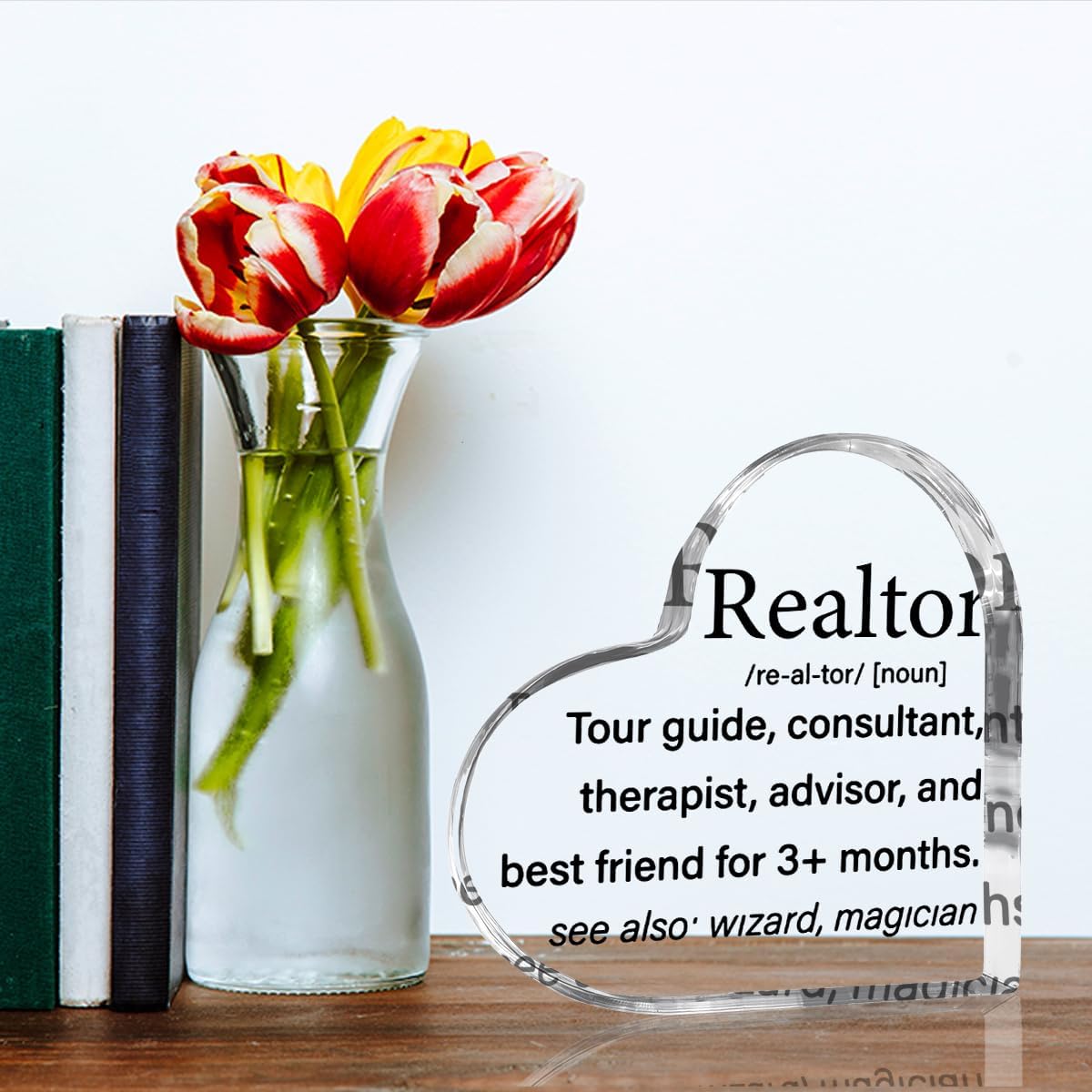 Realtor Gifts for Women Men Agent Funny Gifts for Realtors at Closing Real Estate Agent Best Office Acrylic Sign Decor for Desk Shelf 4 x 4 inches (Acrylic1009) - Image 6