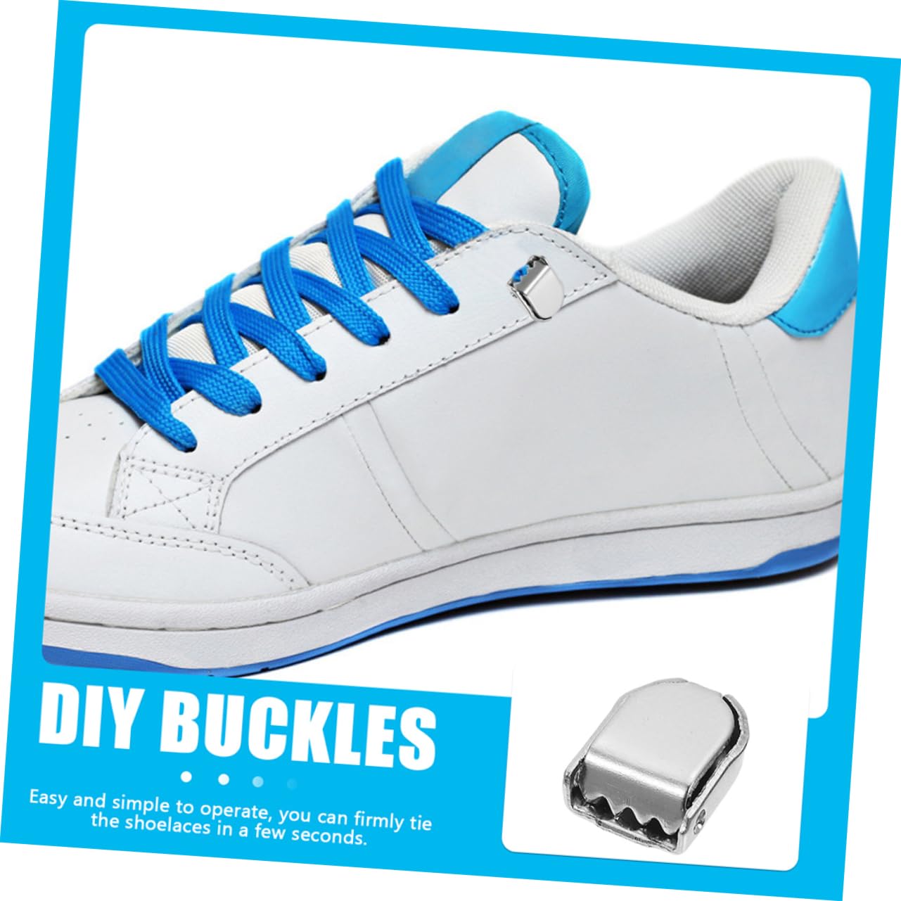 CONGARTENO Replacement Shoelace Tips 100pcs Metal Lace Locks for Running Shoes Casual Shoes