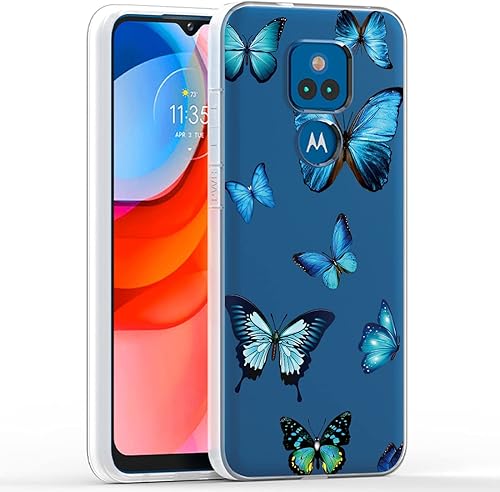 Miniatura 5 de Funda transparente delgada diseñada para Moto G Play 2021, funda Motorola G Play, funda protectora de goma TPU suave flexible con absorción de