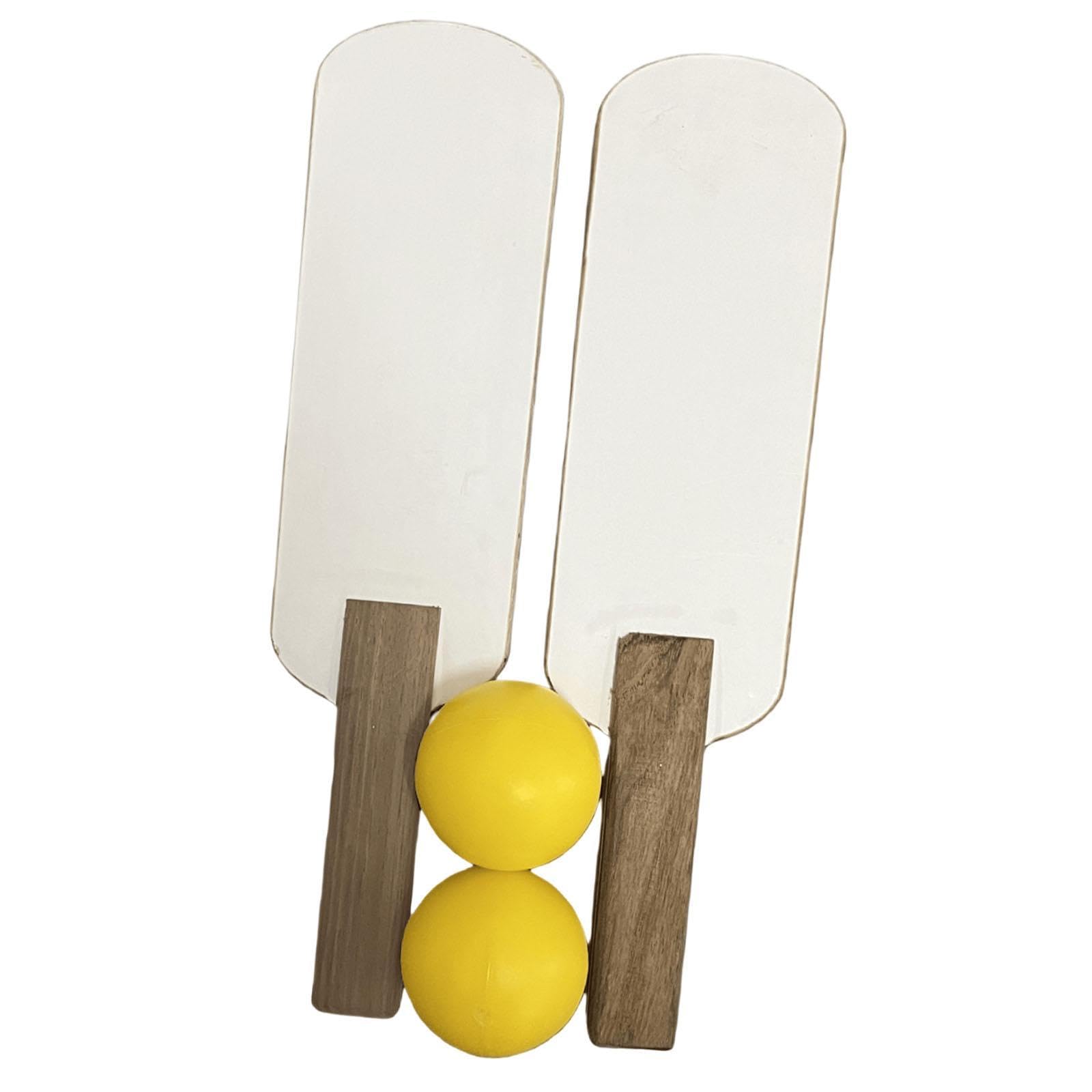 2pcs sightless table tennis racket gift ornament beginner indoor outdoor use 2 ball|sporting goods|indoor games|table tennis, ping pong|paddles