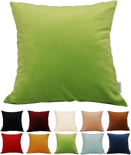 Miniatura 3 de TangDepot Paquete de 2 fundas de almohada de terciopelo sólido, fundas de cojín, fundas de almohada suaves y súper lujosas, fundas de almohada