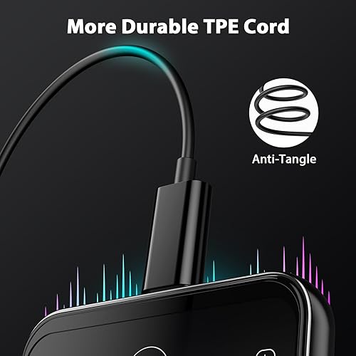 Miniatura 7 de iMangoo Auriculares USB tipo C con cable para Apple iPhone Air 17 16 15 Pro Max 16e para iPad, auriculares abiertos fuera con cable para Samsung