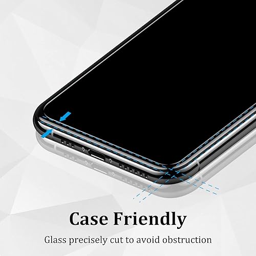 Miniatura 5 de Paquete de 2 protectores de pantalla de privacidad para iPhone 11 Pro Max, protector de pantalla de privacidad para iPhone Xs Max, protector de
