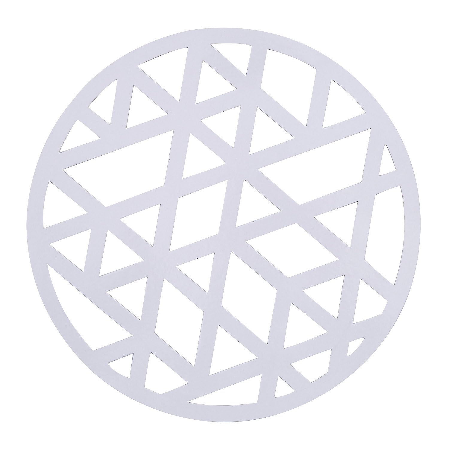 Fun Express Laser-Cut Chargers White - 24 Ct