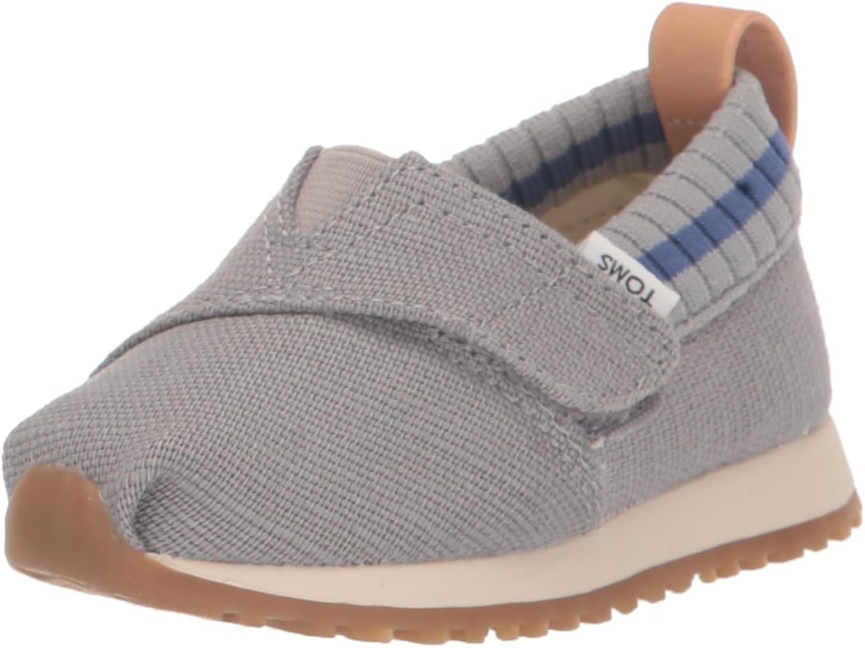 TOMS Kids Alpargata Resident Sneaker, Shadow Heritage Canvas, 4 US Unisex Toddler