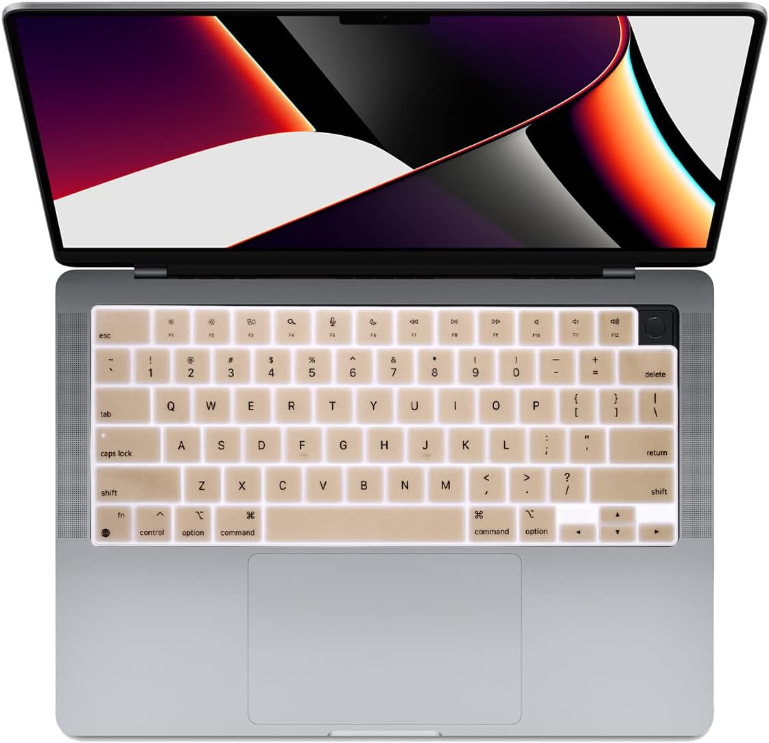 Se7enline Compatible with MacBook Neo Case 13 inch 2026 Model A3404, Hard Shell & Washable Keyboard Cover, Anti-Scratch Anti-Drop Slim Fit Protective Case for Daily Use Travel,Gold