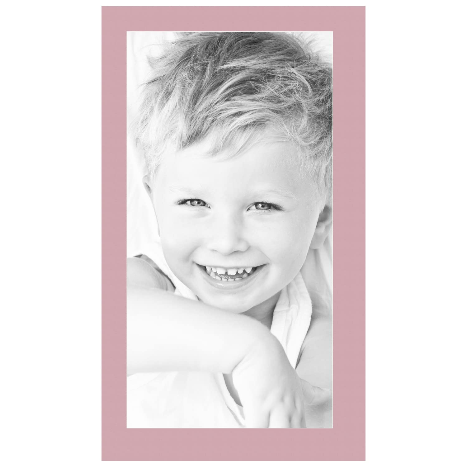 14x27 Soft Pink / Seashell Custom Mat for Picture Frame with 10x23 opening size (Mat Only, Frame NOT Included)