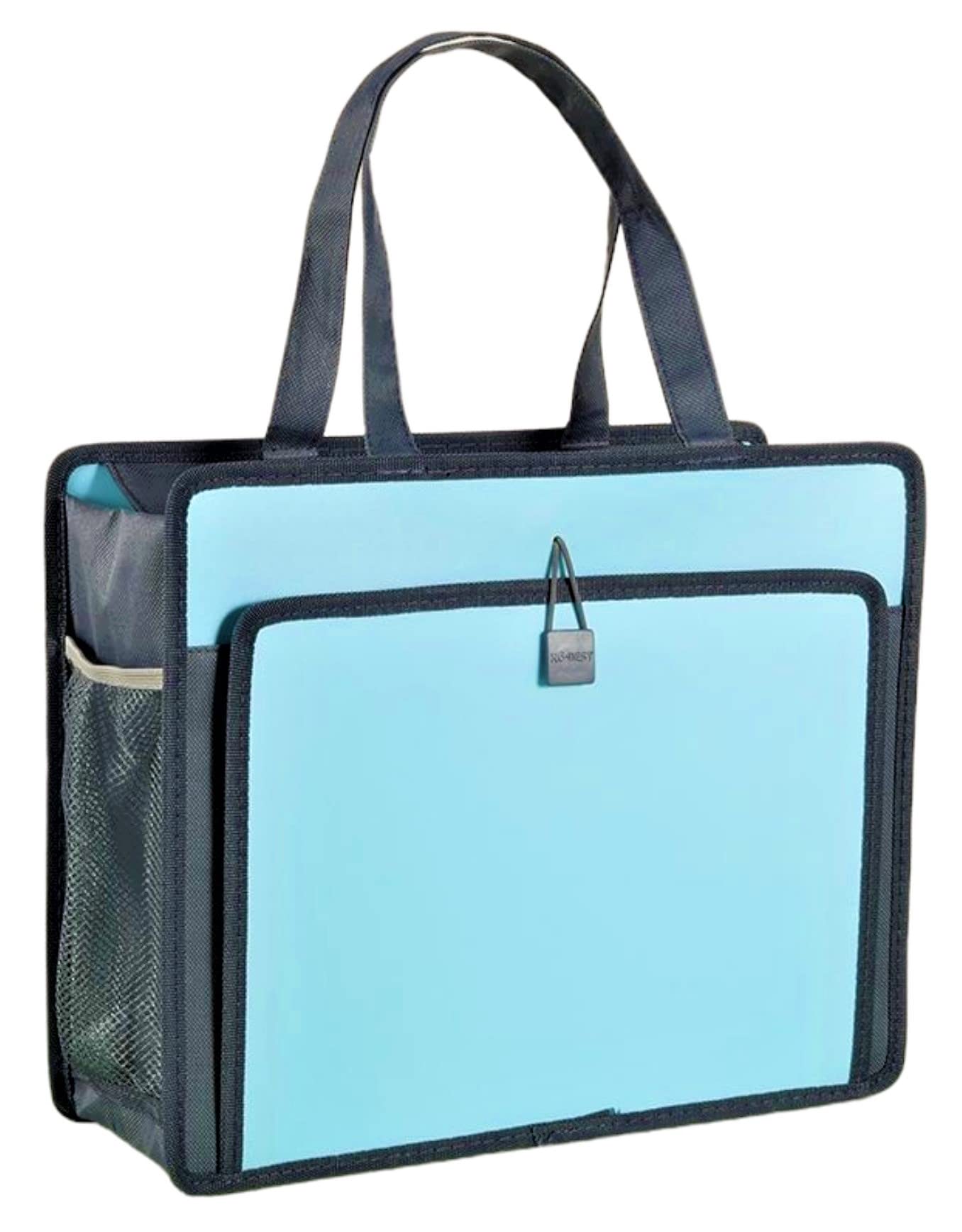 Hand Bag for Men, Women and Children – Multi-Purpose Waterproof Portable Carrying Bag, Tote Bag, File Bag, Double Layer Zipper Bag, Travel Accessories Carrying Bag (A3 Size)-image-7