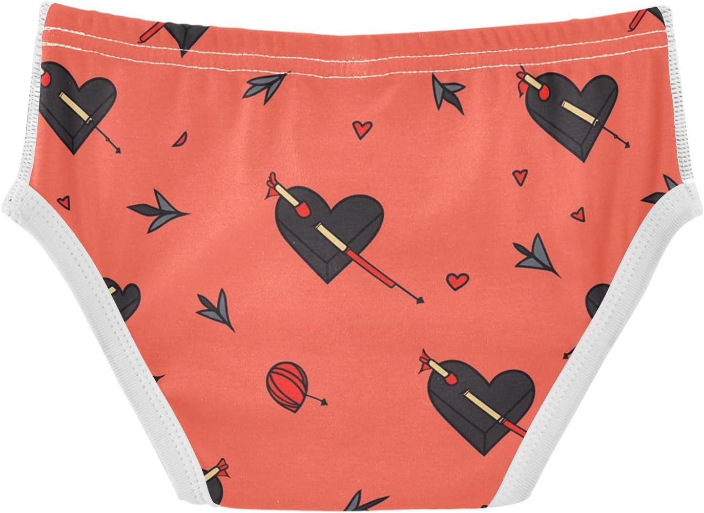 visesunny Boys Potty Training Underwear Stone Love Arrow Breathe Cotton Briefs Size 2T-8Y for Toddler