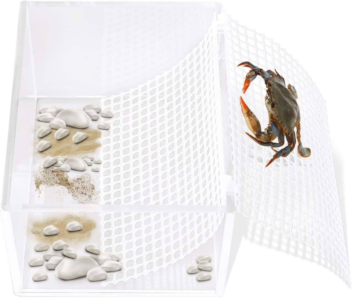 TOYMIS Hermit Crab Water Tank, Hermit Crab Cage with