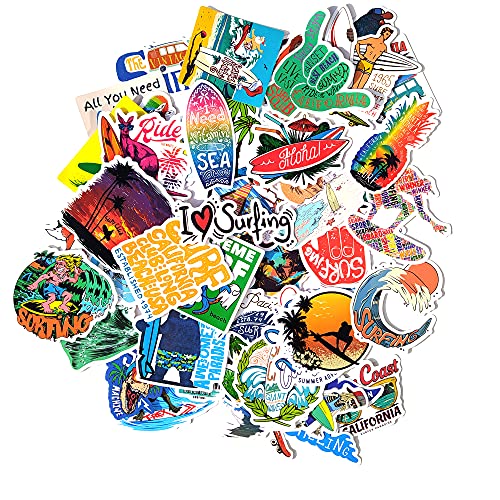 Surf pegatinas vinilo surfing sticker pegatina verano playa para table de surf portatil coche furgonetas camper skateboard