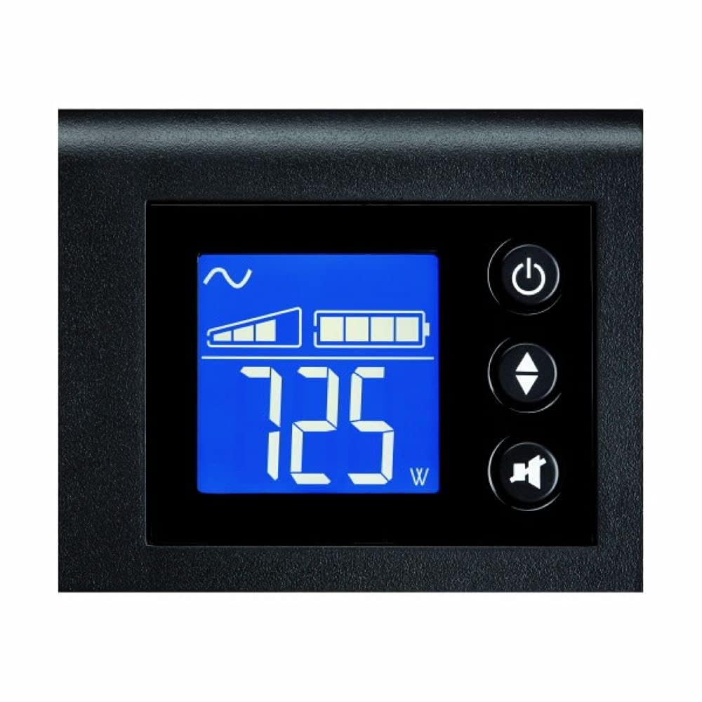 Eaton Onduleur 5SC 750 IEC Tour - Line-Interactive UPS - Puissance 750VA (6 Prises IEC 10A) - Régulation de Tension (AVR) - UPS avec Afficheur et Interface USB (Cable USB Inclus) - Noir (5SC750I)